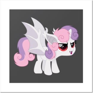 Sweetie Belle bat pony Posters and Art